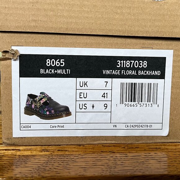 Dr. Martens Vintage Floral Leather Mary Jane Shoes - NWT - Picture 9 of 9